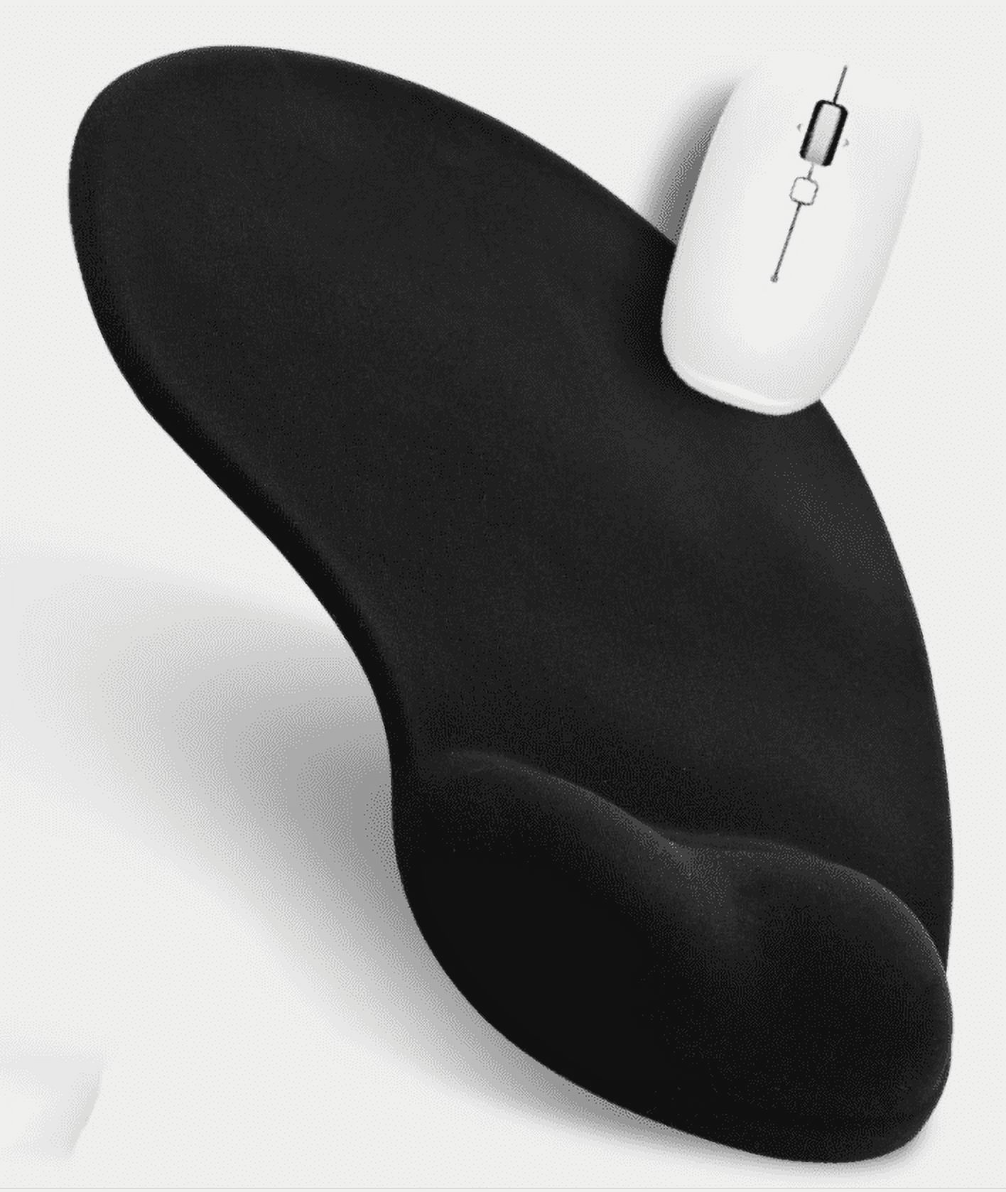 Soft Memory Foam Gel Mouse Pad with Wrist Support Non-Slip Base Ergonomic Silicone Wrist Rest for Computer, Laptop, Mac