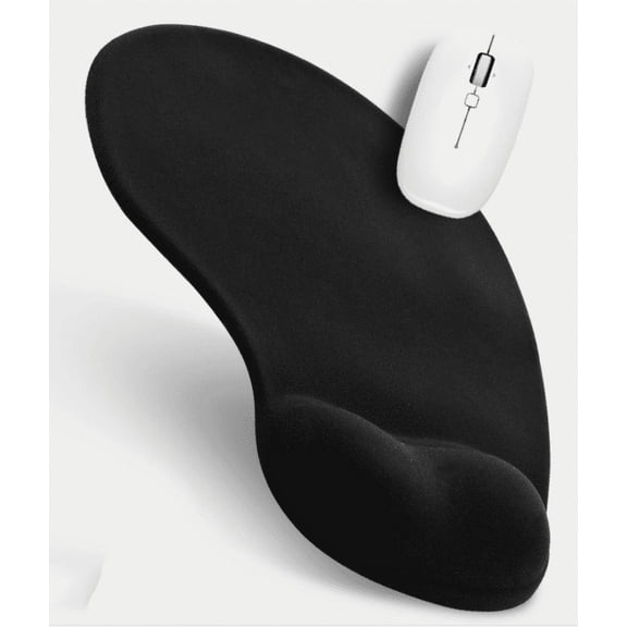 Soft Memory Foam Gel Mouse Pad with Wrist Support Non-Slip Base Ergonomic Silicone Wrist Rest for Computer, Laptop, Mac