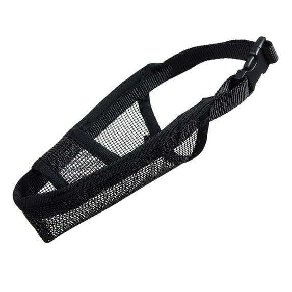 Soft Mesh Covered Muzzles for Small Medium Large Dogs, Protection Muzzle Prevent Biting Chewing and Licking,BlackM