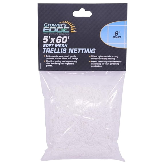 Soft Mesh Trellis Netting 5' x 60'