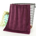 thumbnail image 1 of Soft Microfiber Bath Towel Absorbent Quick Drying Shower Towel Set Eco Friendly Lightweight Hair Free Bathroom Towels for Gym Spa Travel Home Use, 1 of 4