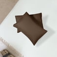 thumbnail image 1 of Soft Microfiber Pillowcase Envelope Closure 2 Packs Standard Brown, 1 of 8