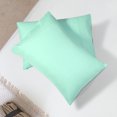 thumbnail image 1 of Soft Microfiber Pillowcase Envelope Closure 2 Packs Standard Spa Blue, 1 of 8