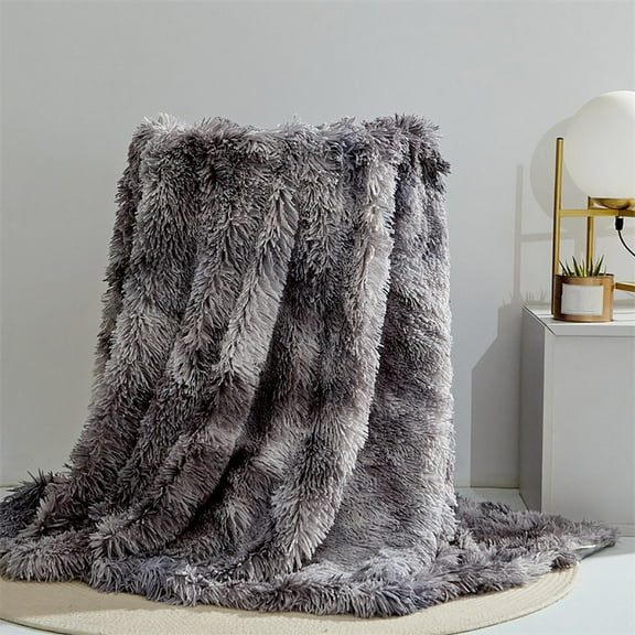Soft Microfiber Throw Blanket for Couch and Bed, Cozy Fuzzy Blanket for Living Room Decor, 51x63 Inches, Machine Washable
