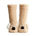 thumbnail image 1 of Soft Microfiber Winter Slipper Socks Cozy Home Wear for Indoor Comfort and Warm Sleeping, 1 of 3