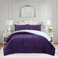 thumbnail image 1 of Soft Micromink Sherpa Comforter Set, 3-Piece Comforter Set – Fluffy Ultra Cozy, Warm, and Plush Reversible Comforter with 2 Pillowcase, Queen/King Size, 1 of 6