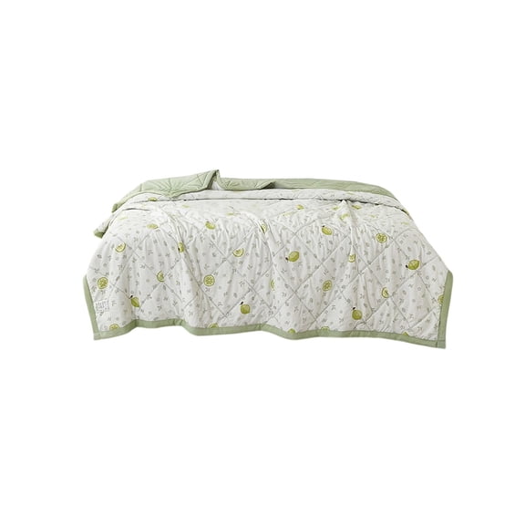 Soft Milky Bear Cotton Summer Cooling Queen Size Blanket Lightweight Air Conditioner Quilt Machine Washable Thin Comforter for Hot Sleepers Mothers Day Throw Gifts59.06x78.74in (Multicolor)