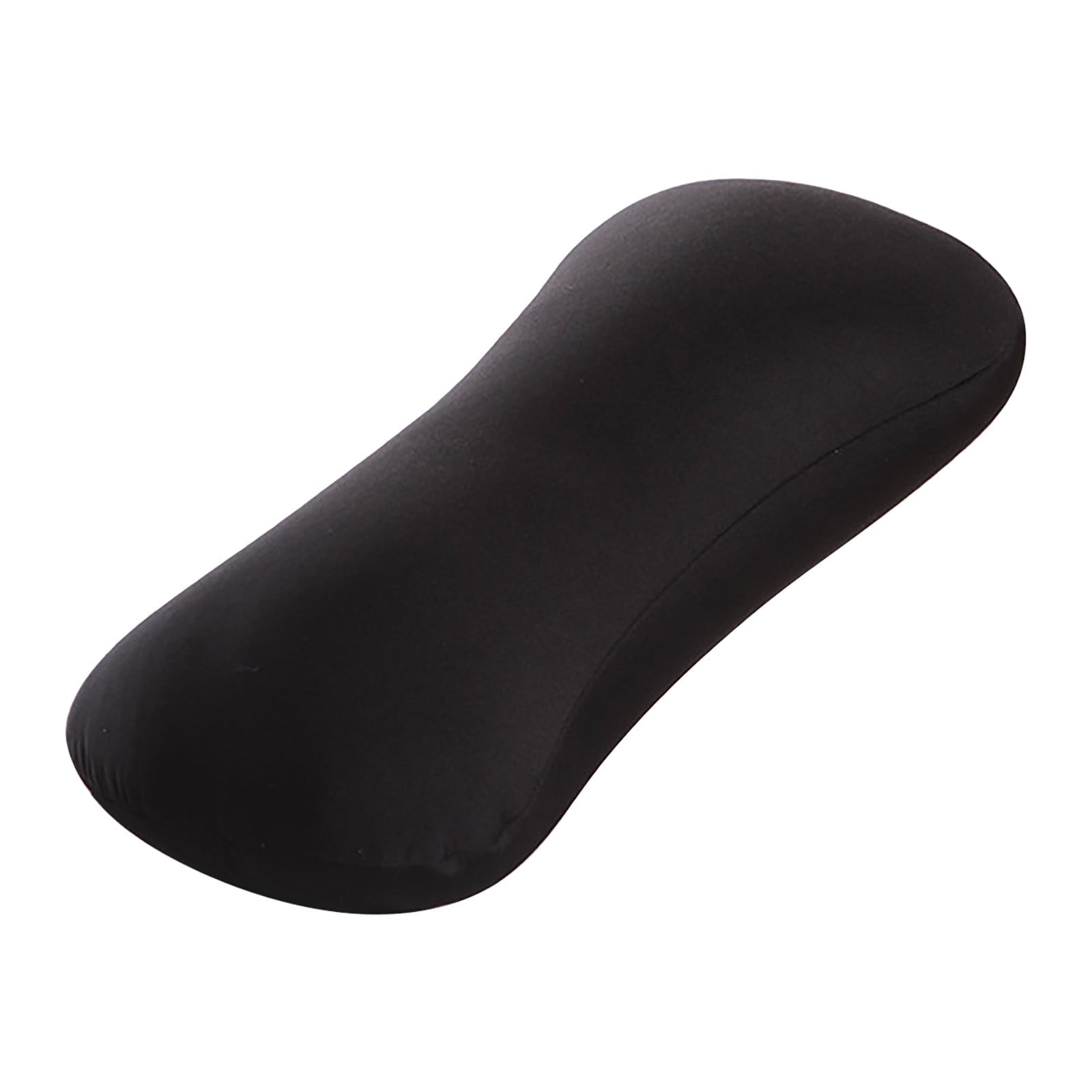Soft Mini Bone Type Headrest Roll Pillow Backrest Pillow Suitable For Travel Plane Car Sofa Bed 38Cm×20Cm, Solid Color Foam Particle Bone Pillow Office Lunch Break Sleeping Pillow a By Shiogb