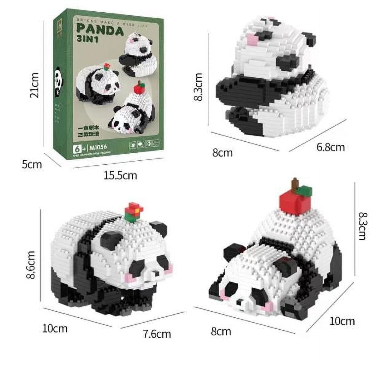Mini Building Blocks- Panda with Orange, Party Favors- Micro Blocks ...