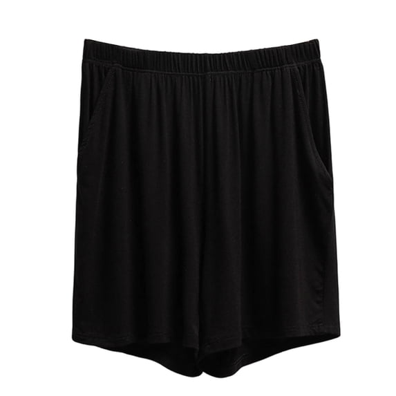 Soft Modal Pajama Shorts for Women Lightweight Summer Thin Loose Elastic Waist Sleepwear Cozy Lounge Bottoms