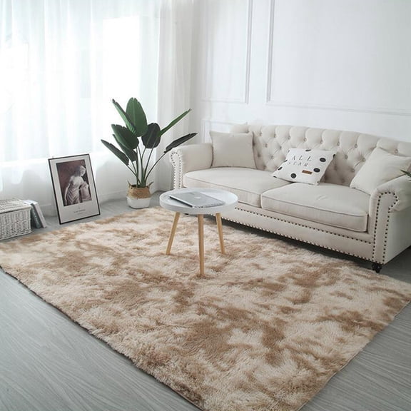 Soft Modern Area Rug - Super Soft Polyester Fiber Carpet - Non-Slip Floor Mat for Living Room, Bedroom, Dining Area - 5 Sizes: 50x80cm, 80x120cm, 80x160cm, 100x200cm - Eco-Friendly & Washable