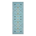 thumbnail image 1 of Soft Modern Area Rug for Living Room, Bedroom, Durable Home Decor Carpet, 8x10ft, Elegant Cyan, 1 of 8