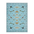 thumbnail image 1 of Soft Modern Area Rug for Living Room, Bedroom, Durable Home Decor Carpet, 8x10ft, Elegant Cyan, 1 of 8
