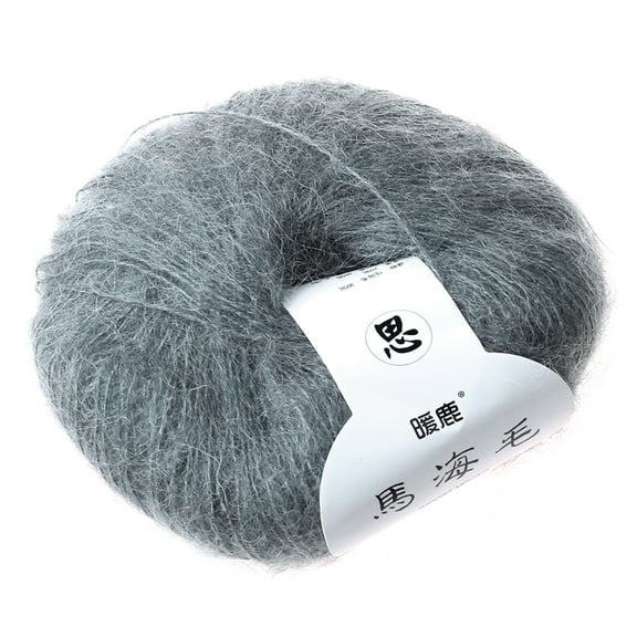 Soft Mohair Cashmere Knitting Wool Yarn DIY Shawl Scarf Crochet Thread Supplies