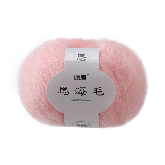Soft Mohair Knitting Wool Yarn - Diy Crochet Thread for Shawls, Scarves, And Sweaters, Pilling Resistant, Multiple Colors Available, 25G Skeins Ciozy