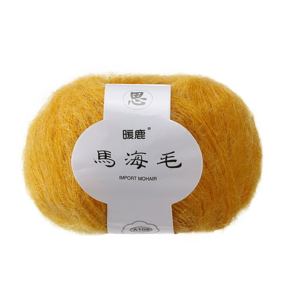 Soft Mohair Knitting Yarn for Crochet and Knitting Projects, Chunky Wool Thread for Scarf Shawl Sweater Hat, Premium Craft Supplies, Hand Washable Fiber, Crafting Material