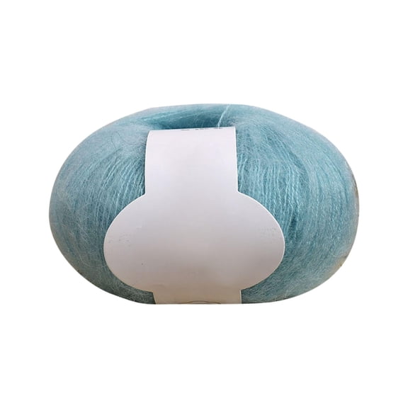 Soft Mohair Wool Yarn, Luxury Blend Knitting Crochet Thread for DIY Scarf Making, Shawl, Handmade, Sweater, 25g Skein Hand Washable Craft Yarn