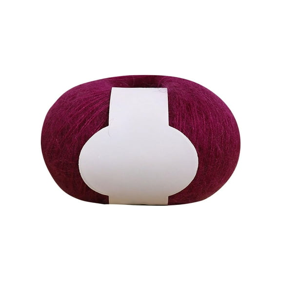 Soft Mohair Wool Yarn, Luxury Blend Knitting Crochet Thread for DIY Scarf Making, Shawl, Handmade, Sweater, 25g Skein Hand Washable Craft Yarn