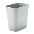 thumbnail image 1 of Soft Molded Plastic Wastebasket  Rectangular  7 gal  Gray, 1 of 1