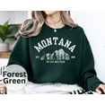 thumbnail image 1 of Soft Montana Sweatshirt: Unisex Crewneck, Cozy Style Tshirt All Size S-5XL, 1 of 5