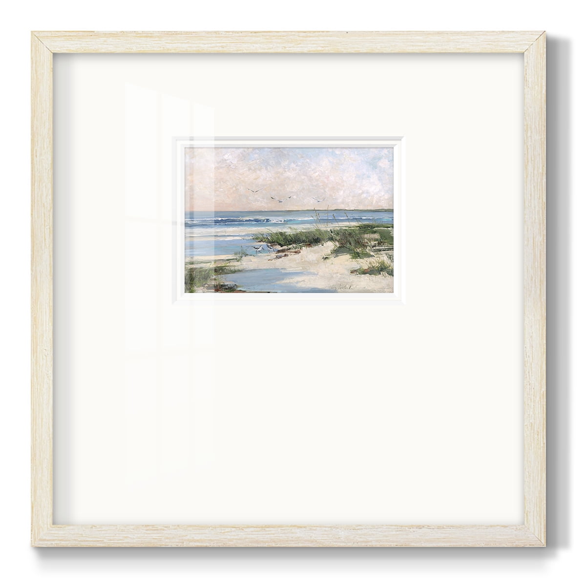 Soft Morning SeaPremium Framed Print