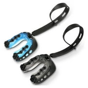 Soft Mouth Guard With Strap, Professional Sports Mouthguard For Boxing, Jujitsu, Mma, Football, Basketball, Hockey, Karate, Rugby Teeth Armor To Protect Braces For Adult & Youth(Blue)