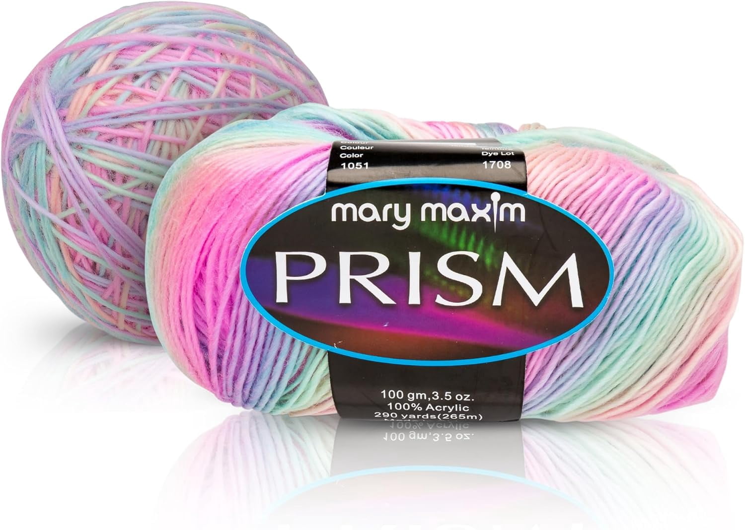 Soft Multicolor DK Yarn for Crocheting and Knitting, Light Worsted 3 ...