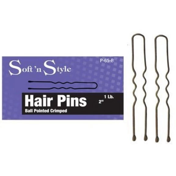Soft 'N Style Bobby Pins, Bronze, 1