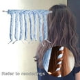 thumbnail image 1 of Soft No Heat Wavy Hairstyles Practical Styling Tools Hair Curling Tool Curls Ribbon Curling Rope for Sleeping - Blue, 1 of 7