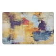 thumbnail image 1 of Soft, Non-Slip 20x32 inch Modern Abstract Gray Area Rug: Washable Indoor Throw Carpet - Enhance Your Bathroom, Bedroom, Living Room, Dining Room, or Nursery Decor, 1 of 5