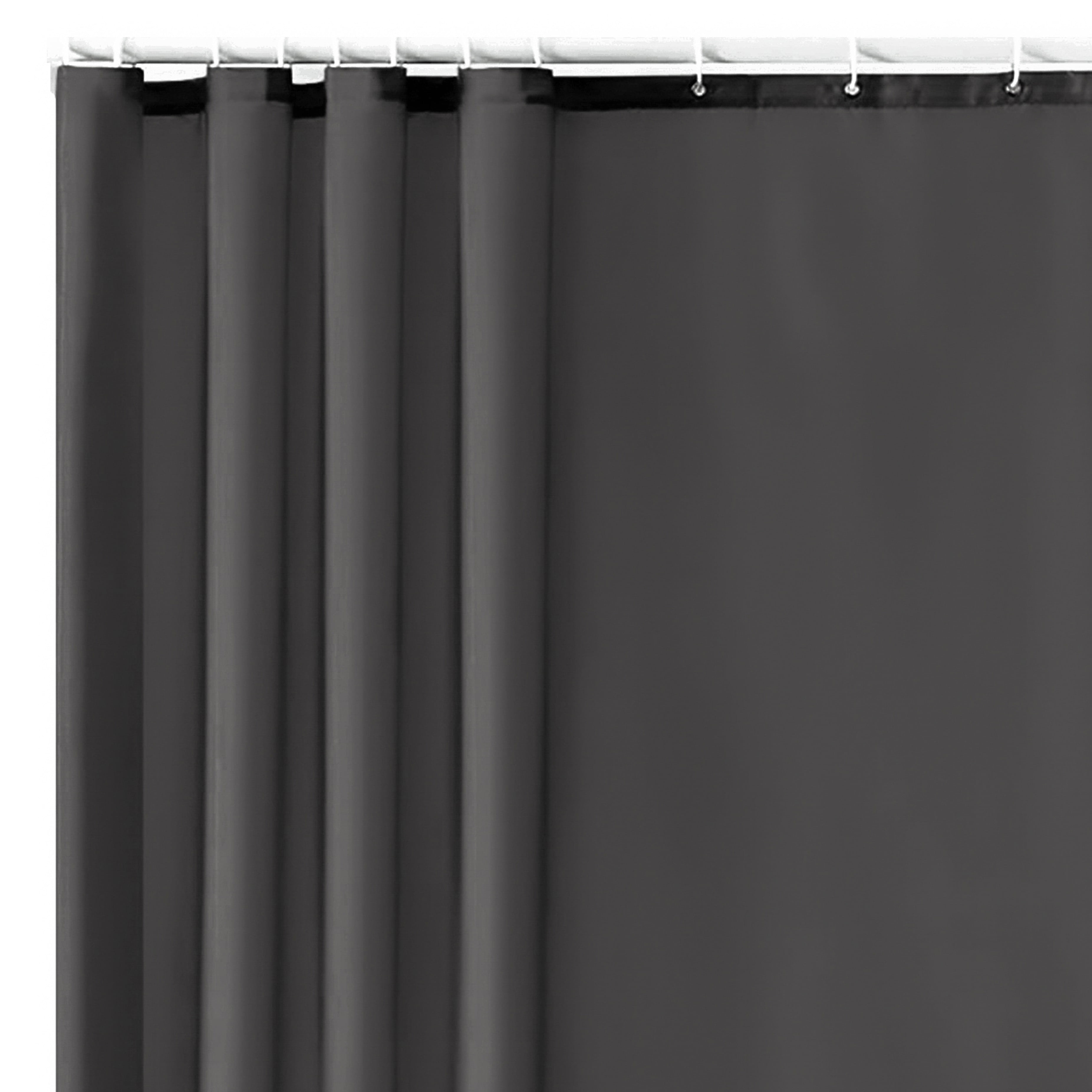 Soft NonToxic PEVA Shower Curtain Liner with and Metal