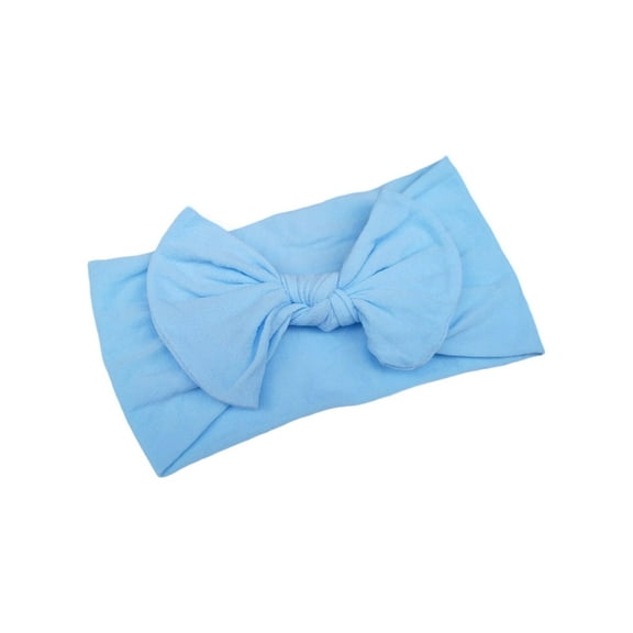 Soft Nylon Baby Hairband Hair Bows Gentle Elastic Headbands For Infants Toddler Multi Color