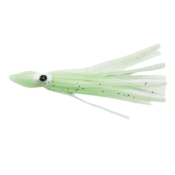 Soft Octopus Bait 100mm Octopus Bait Squid Skirt Fishing Tackle Trolling Bait PVC Luminous Skirt Fishing Bait 001