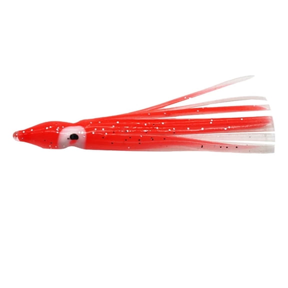Soft Octopus Bait 100mm Octopus Bait Skirt Fishing Tackle Trolling Bait PVC Luminous Skirt Fishing Bait 004