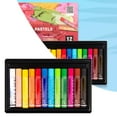 thumbnail image 1 of Soft Oil Pastels Set,12 Count Vibrant Drawing Chalk Pastels for Art Supplies,Blending,Painting,Sketching for Artists,Beginners,A,12 Colors, 1 of 10