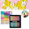 thumbnail image 1 of Soft Oil Pastels Set of 24 Vibrant Colors, Smooth and Soft Oil Pastel Crayons for Artists, Beginners, Teachers, Students, Great Blending and Layering for Art Supplies, Art Painting, Drawing, 1 of 9