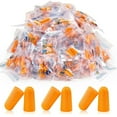 Soft Orange Foam Ear Plugs for Travel Sleep Noise Prevention Sound Insulation and Ear