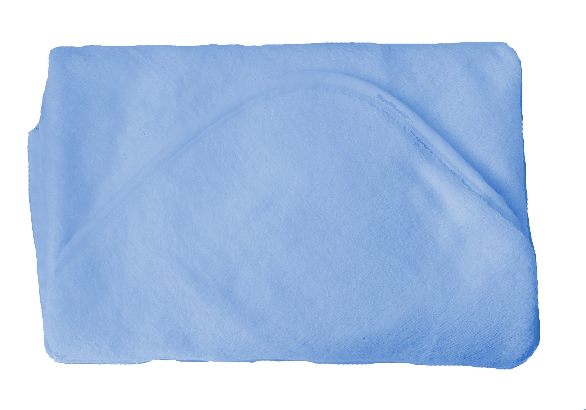 Soft Organic Baby Bamboo Towel and 2 Washcloths Set Baby blue Small Walmart
