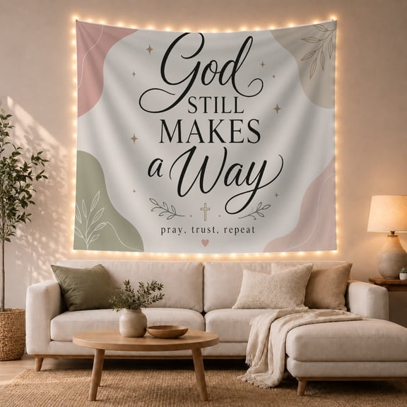 Soft Organic Muted With Blobs Elements Elegant, Inspirational Illustration for Art Lovers, Aesthetic Wall Decor, Mother's Day Gift, Tapestry Wall Hanging for Dorm and Living Room