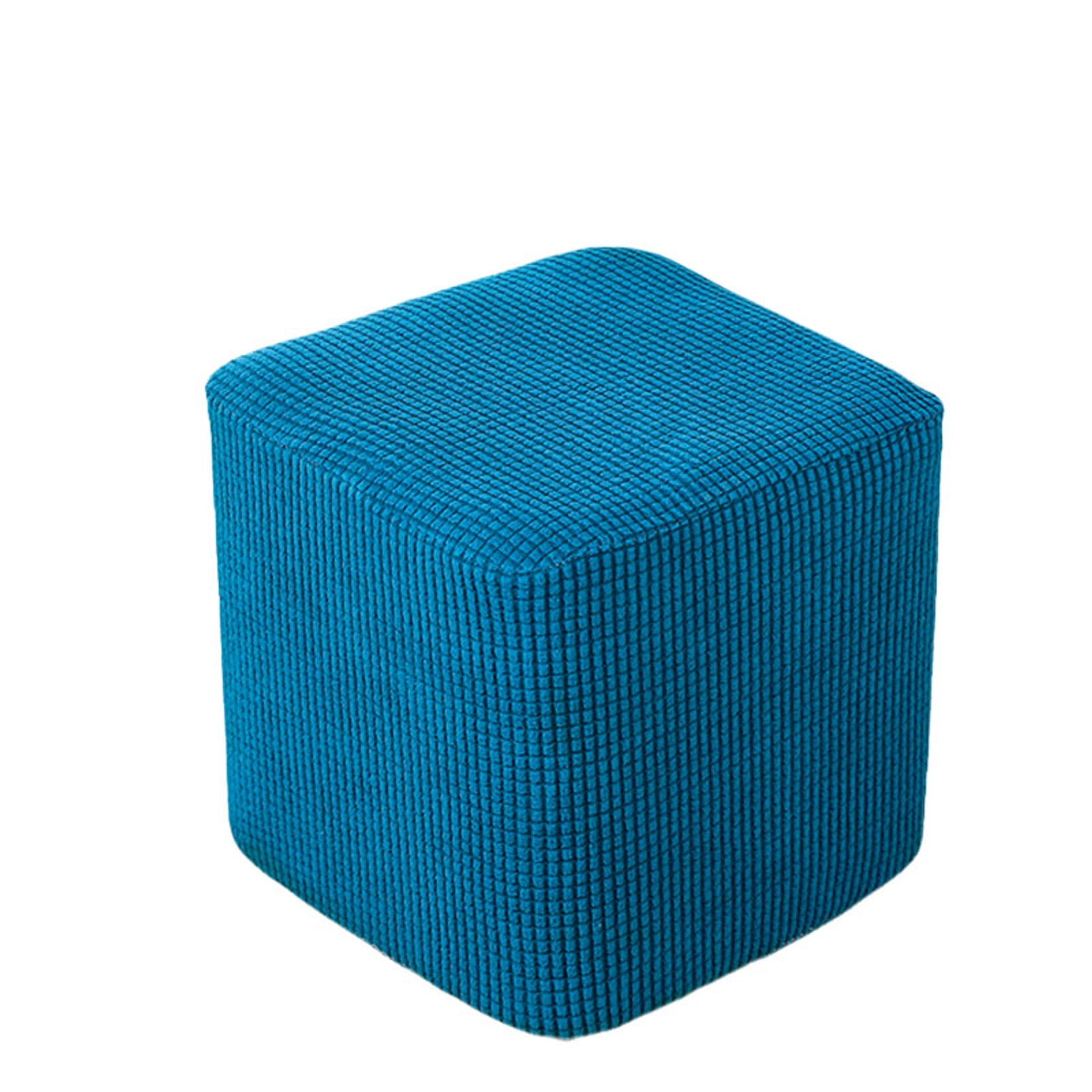 Soft Ottoman Cover Square, High Elastic Ottoman Covers Slipcover