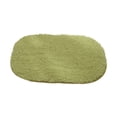 thumbnail image 1 of Soft Oval Carpet Floor Mat 16x24 Inch Absorbent Non Slip Washable Shaggy Area Rug for Bedroom Living Room Bathroom Entrance Home Decor, Grass Green 40*60 Carpet *1, 1 of 5