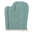 thumbnail image 1 of Soft Oven Mitts, Heat-Resistant Cooking Gloves, Thick Cotton Lining, Gripping for Baking, Kitchen Mitts Set of 2 Green 10.2x7.5inch, 1 of 6