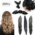thumbnail image 1 of Soft Overnight Hair Rollers, Heatless Sleep In Hair Curlers for Thick Hair, SYWAN Cloth Pillow Hair Roller for Long Hair Curlers Sponge Foam, 20x DIY Hair Rollers (Black Dots), 1 of 12