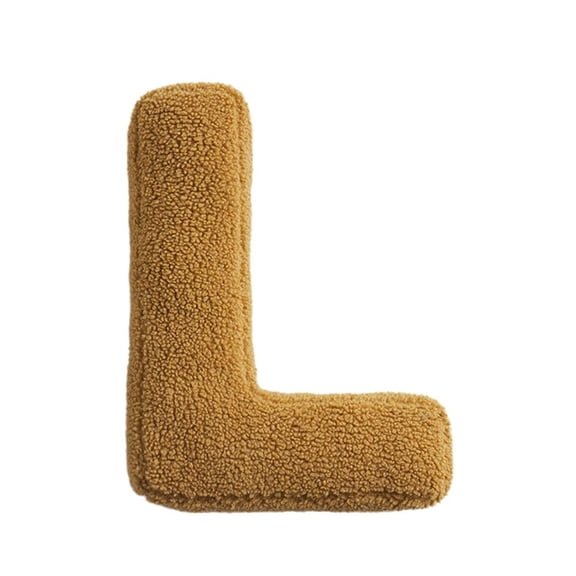 Soft PP Cotton Plush Alphabet Pillow for Bed and Decoration
