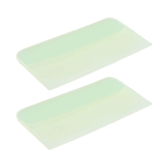 Soft PPF Squeegee 2 Piece Set with Rounded Working Lip, 10 cm x 5.5 cm Car Film Application Scraper for Smooth Install Passes and Trim Work