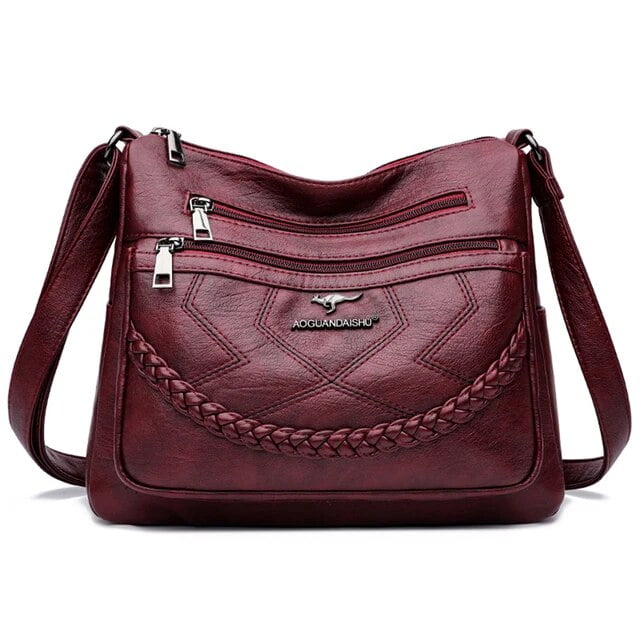 Soft PU Leather Luxury Handbags Purses Women Bags Designer Shoulder ...