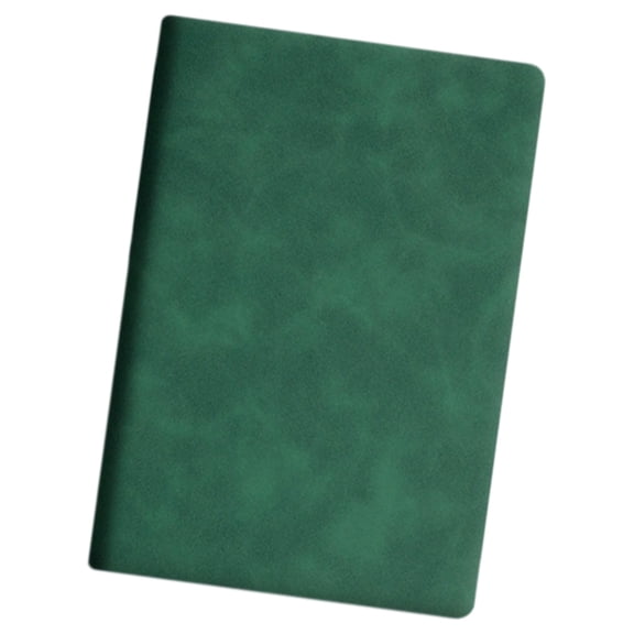 Soft PU Leather Notebook, Thick Lined Journal Notebook, Water-Proof PU Leather Pocket Diary, Business Writing Diary, Hardcover Lined Notepad for Learning, Work, and Daily Planner,Green