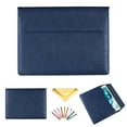 thumbnail image 1 of Soft PU Leather Sleeve Case Bag For 13 - 13.3 Inch Laptop/ Notebook/ MacBook/ Ultrabook/ Chromebook Computers (Apple/ Acer/ Asus/ Dell/ Fujitsu/ Lenovo/ HP/ Samsung/ Sony/ Toshiba etc), Blue, 1 of 6