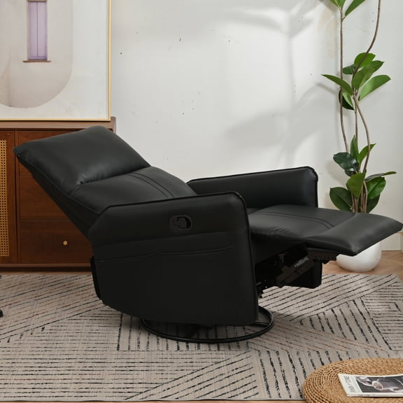 Soft PU Surface - 90 - 150° Reclining with Footrest - Home Theater - Comfortable Napping