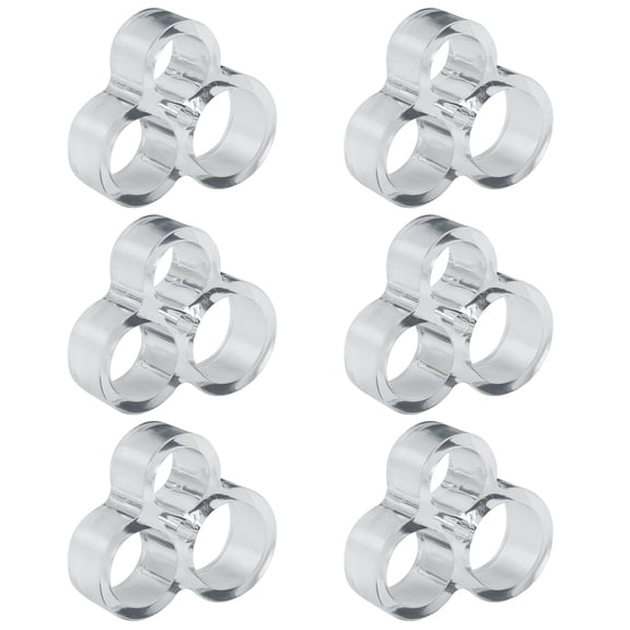 Soft PVC Door Stoppers Rings Quiet Closures Protectors for Bathroom Door Handle Damage Without